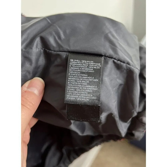 Vintage The North Face Red & Gray Waterproof Jacket Hyvent Size Medium Nylon Men - Picture 8 of 16